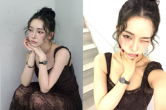 「座るだけで絵になる」aespa・カリナ、ブラックレースドレスで見せた圧倒的なシック美貌